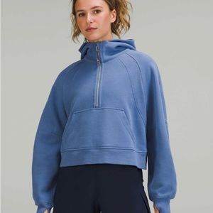 Lululemon Scuba Oversized Half-Zip Hoodie water drop LIKE NEW M/L